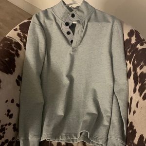 Men’s and J. Crew button fleece